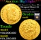 ***Auction Highlight*** 1806 Round 6 7x6 Stars BD-6 Draped Bust Gold Half Eagle $5 Graded BU+ By USC