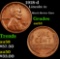 1918-d Lincoln Cent 1c Grades Select AU