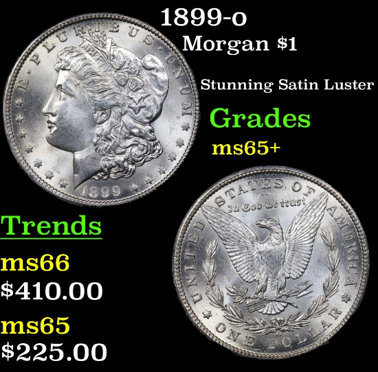 1899-o Morgan Dollar $1 Grades GEM+ Unc