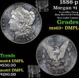 1886-p Morgan Dollar $1 Grades Select Unc+ DMPL
