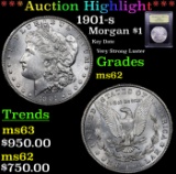 ***Auction Highlight*** 1901-s Morgan Dollar $1 Graded Select Unc By USCG (fc)