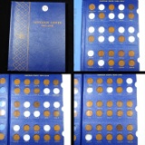 Near Complete Lincoln Cent Book 1909-1940 61 coins