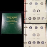 Complete Susan B. Anthony Dollar Book 1979-1999 18 coins