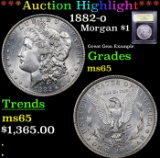 ***Auction Highlight*** 1882-o Morgan Dollar $1 Graded GEM Unc By USCG (fc)