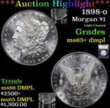 ***Auction Highlight*** 1898-o Morgan Dollar $1 Graded GEM+ DMPL By USCG (fc)