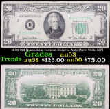 1950 $20 Green Seal Federal Reserve Note (New York, NY) Grades Select AU