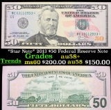 *Star Note* 2013 $50 Federal Reserve Note Grades Choice AU/BU Slider+