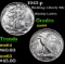 1943-p Walking Liberty Half Dollar 50c Grades Choice Unc