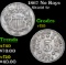 1867 No Rays Shield Nickel 5c Grades vf++
