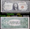 1935A $1 Silver Certificate Hawaii WWII Emergency Currency Grades vf+