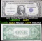 1935c $1 Blue Seal Silver Certificate Grades Gem CU