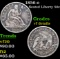 1856-o Seated Half Dollar 50c Grades vf details