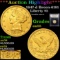 ***Auction Highlight*** 1847-d Gold Liberty Half Eagle $5 Graded Choice AU By USCG (fc)