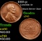 1915-p Lincoln Cent 1c Grades xf+