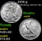 1936-p Walking Liberty Half Dollar 50c Grades Choice Unc