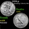 1936-p Walking Liberty Half Dollar 50c Grades Choice AU