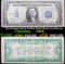 1934 Funny Back $1 Blue Seal Silver Certificate Grades vf+