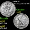 1936-d Walking Liberty Half Dollar 50c Grades Select AU