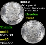 1883-o Morgan Dollar $1 Grades GEM+ Unc