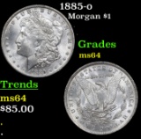 1885-o Morgan Dollar $1 Grades Choice Unc