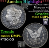 ***Auction Highlight*** 1896/18-6-p Vam 5 I4 R4 Morgan Dollar $1 Graded Choice Unc DMPL By USCG (fc)