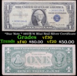 *Star Note * 1957B $1 Blue Seal Silver Certificate Grades vf++