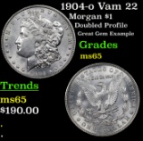 1904-o Vam 22 Morgan Dollar $1 Grades GEM Unc