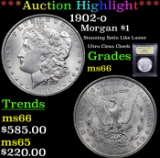 ***Auction Highlight*** 1902-o Morgan Dollar $1 Graded GEM+ Unc By USCG (fc)