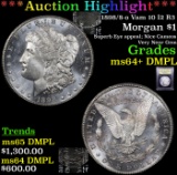 ***Auction Highlight*** 1898/8-o Vam 10 I2 R3 Morgan Dollar $1 Graded Choice Unc+ DMPL By USCG (fc)