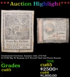 ***Auction Highlight*** Continental Currency January 14th, 1779 $45 Fr-CC96 Sig W. Ramsay & P. Ferra