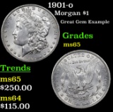 1901-o Morgan Dollar $1 Grades GEM Unc