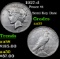 1927-d Peace Dollar $1 Grades Choice AU