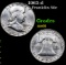 1962-d Franklin Half Dollar 50c Grades BU+