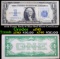 1934 Funny Back $1 Blue Seal Silver Certificate Grades xf