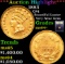 ***Auction Highlight*** 1883 Gold Dollar $1 Graded Choice+ Unc By USCG (fc)