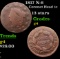 1817 N-6 Coronet Head Large Cent 1c Grades g, good