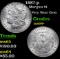 1887-p Morgan Dollar $1 Grades Choice+ Unc