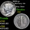 1921-p Mercury Dime 10c Grades vf+