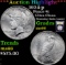 ***Auction Highlight*** 1924-p Peace Dollar $1 Graded GEM+ Unc By USCG (fc)