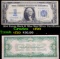 1934 Funny Back $1 Blue Seal Silver Certificate Grades vf, very fine