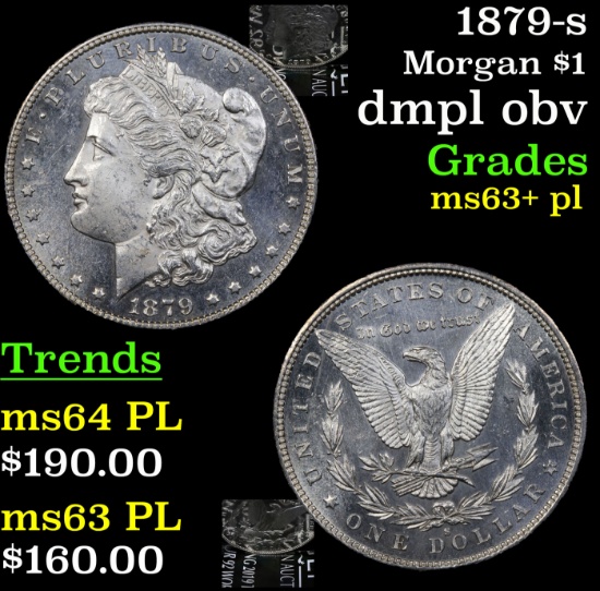 1879-s Morgan Dollar $1 Grades Select Unc+ PL