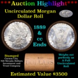 ***Auction Highlight*** 1889 & CC Uncirculated Morgan Dollar Shotgun Roll (fc)