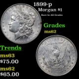 1889-p Morgan Dollar $1 Grades Select Unc