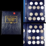 ***Auction Highlight*** Starter Walking Liberty Half Dollar Book 1917-1929 15 coins All Semi Key Dat