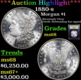 ***Auction Highlight*** 1880-s Morgan Dollar $1 Graded GEM+++ Unc BY USCG (fc)