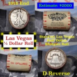 ***Auction Highlight*** Old Casino 50c Roll $10 Halves Silver City Hotel Vegas 1918 Walker & 'D' Fra