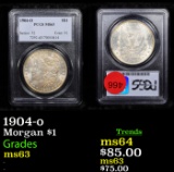 PCGS 1904-o Morgan Dollar $1 Graded ms63 By PCGS