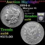 ***Auction Highlight*** 1894-o Morgan Dollar $1 Graded Choice AU/BU Slider By USCG (fc)