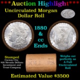 ***Auction Highlight*** 1880 & CC Uncirculated Morgan Dollar Shotgun Roll (fc)