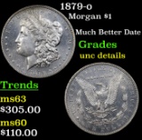 1879-o Morgan Dollar $1 Grades Unc Details